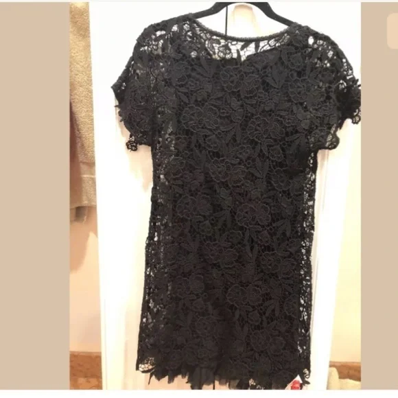 Johnny Was Alexis Crochet Tunic, Black - Picture 6 of 8